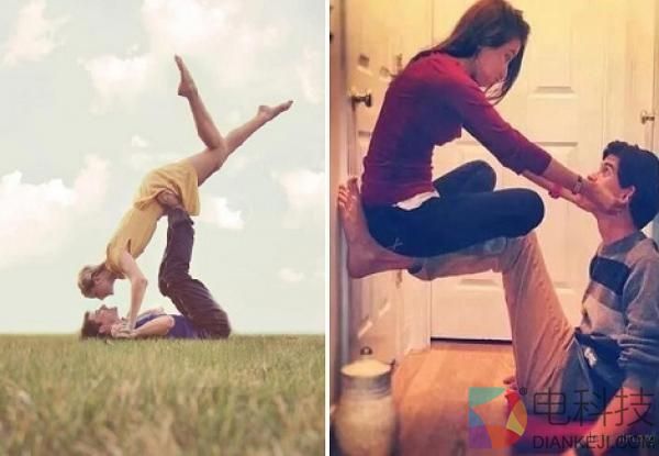 10种超难度情侣秀恩爱拍照姿势 最后一个已经超越人类