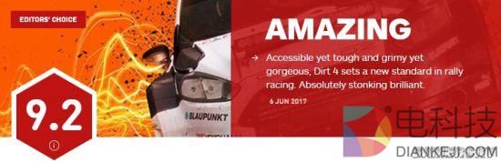 《尘埃4》媒体评分解禁：综合评分83分 一致好评