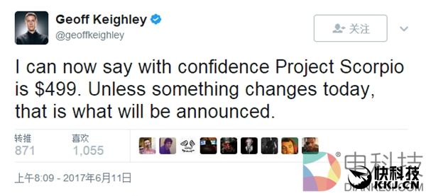 499美元！Xbox天蝎座价格终极曝光