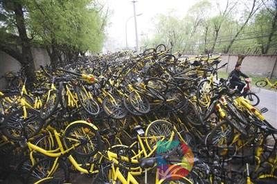共享单车回收难致垃圾成山 产生废钢等同5艘航母