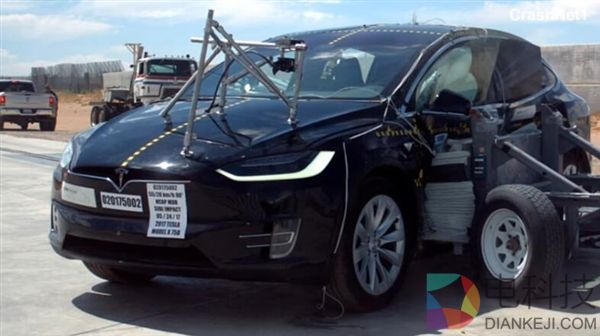 全5星评级！特斯拉Model X成为安全级别最高的SUV