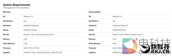 画质飙升！《极限竞速7》PC配置需求公布：推荐8GB/GTX 1050 Ti
