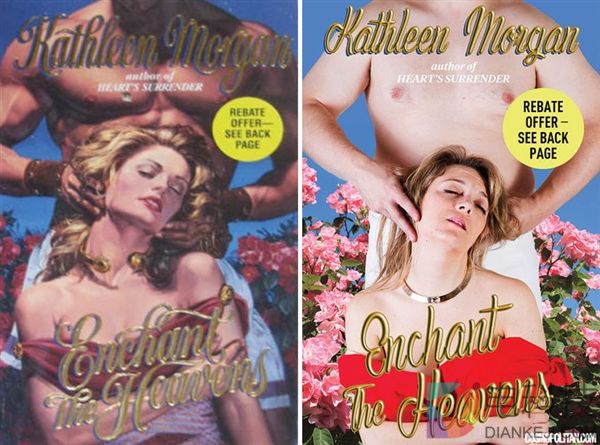 摄影师找普通人重拍言情小说封面 结果太辣眼