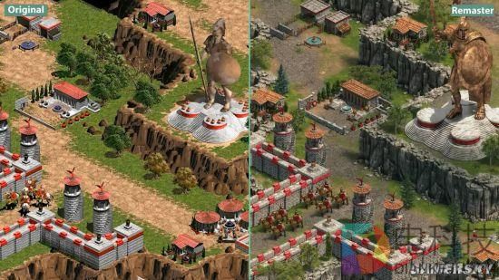 《帝国时代：终极版》对比原版 画面进化十分明显