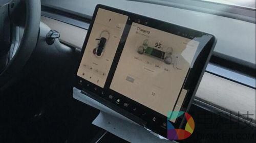 特斯拉Model 3量产实车曝光：续航350Km、15寸中控