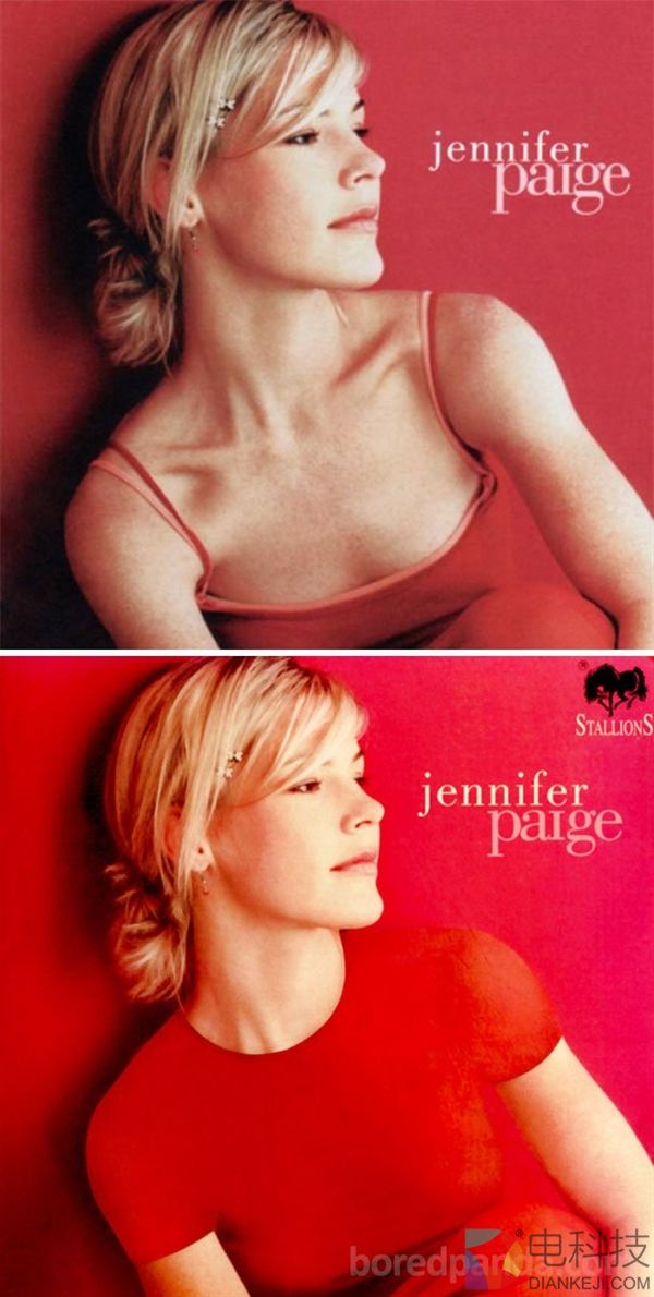 欧美专辑封面到了中东后…这浓浓的PS痕迹