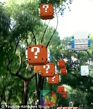 梦想变现实！AR版《超级马里奥》来了：超带感