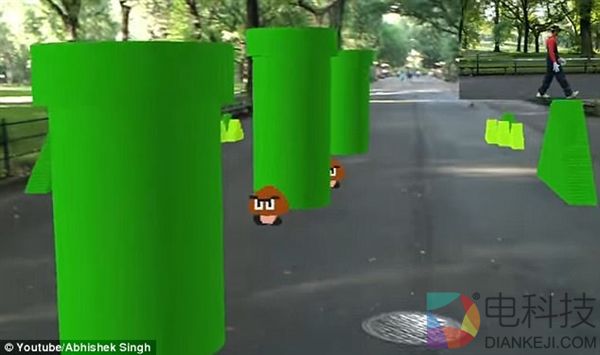 梦想变现实！AR版《超级马里奥》来了：超带感