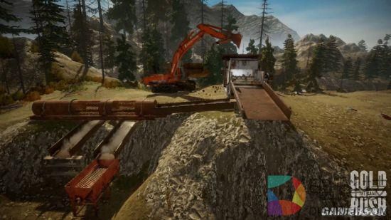 这款挖金矿游戏超逼真 开局一个挖掘机提炼金坷垃