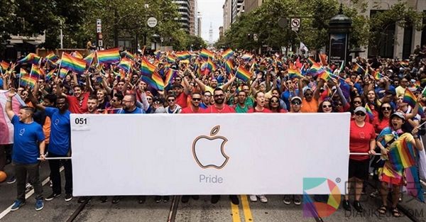 苹果员工为这事集体罢工上街骄傲游行：库克狂支持