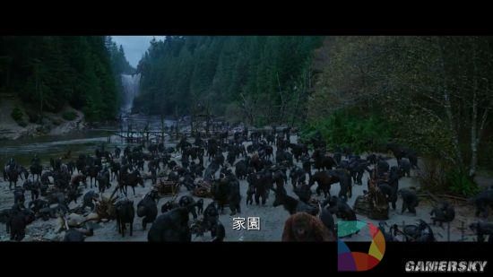 《猩球崛起3》中文终极预告！猩族集结决战人类
