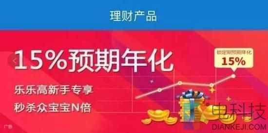乐视金融产品收益达15% 余额宝自愧不如
