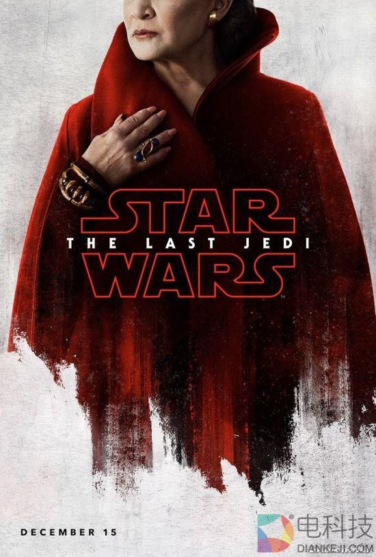 《星球大战8》公布角色海报：最后的绝地武士