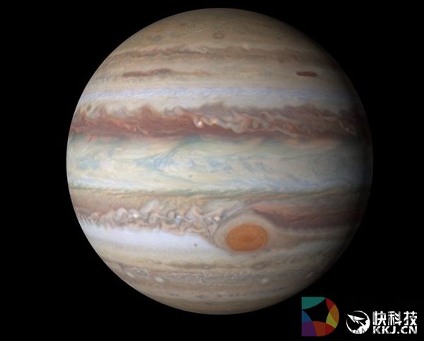 350年来最清晰！NASA发布木星“愤怒之眼”最新照片
