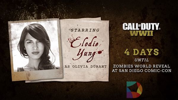 好莱坞女星加盟《COD14》僵尸模式 合作对抗活死人