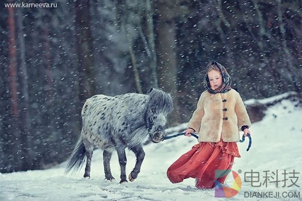 战斗民族唯美的儿童摄影：从小就彪悍