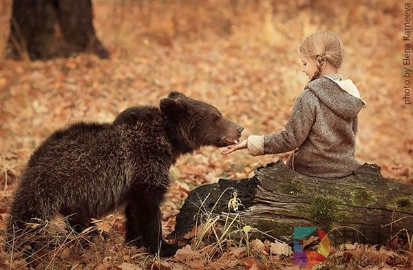 战斗民族唯美的儿童摄影：从小就彪悍