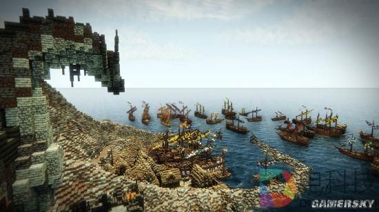 服！大神在《我的世界》中还原《权力的游戏》