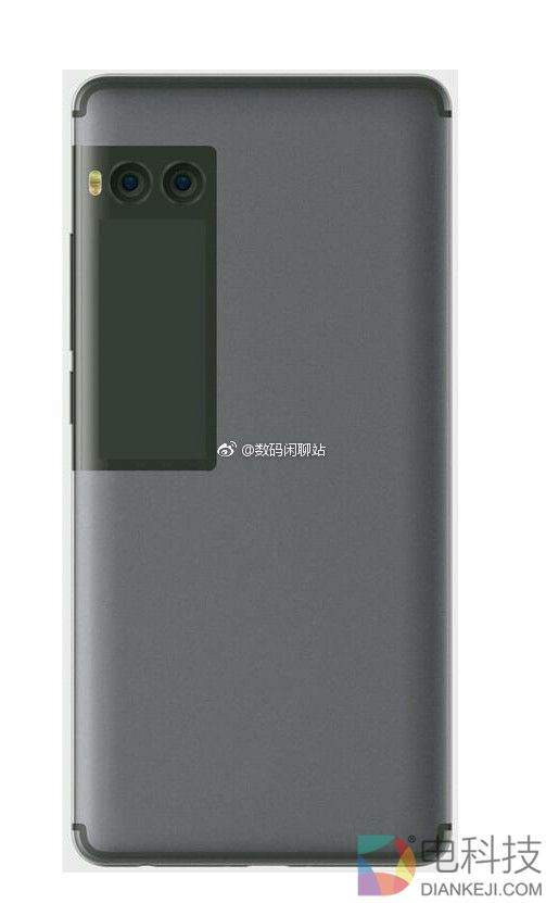 疑似魅族Pro7专利图曝光:后置双摄+辅屏