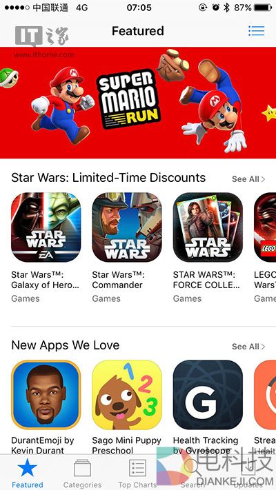 任天堂：《超级马里奥Run》下载量破五千万，每年将推2-3款手游