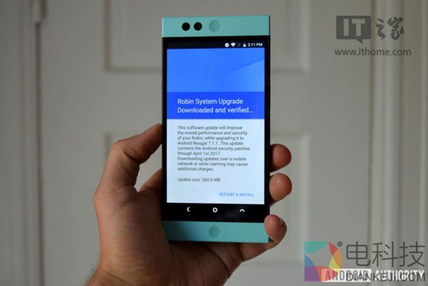 全球首款云手机Robin将迎Android 7.1.1系统更新