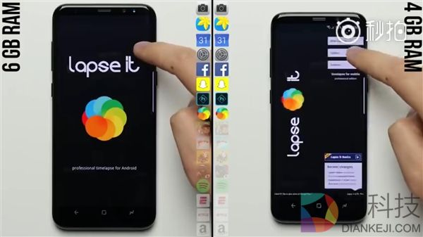 4GB三星S8和6GB S8+应用对比测试：结果意外
