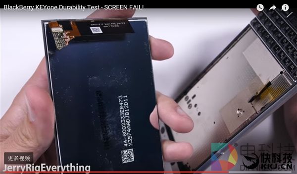 黑莓新机暴设计缺陷：屏幕未使用粘合剂