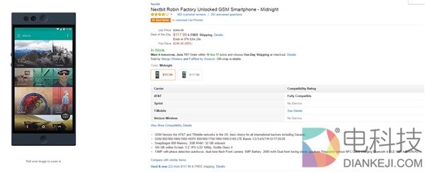 直降近2000！Nextbit Robin迎来史上最低价：800元