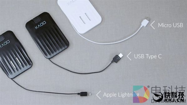 全球最薄充电器KADO问世:仅3张信用卡厚