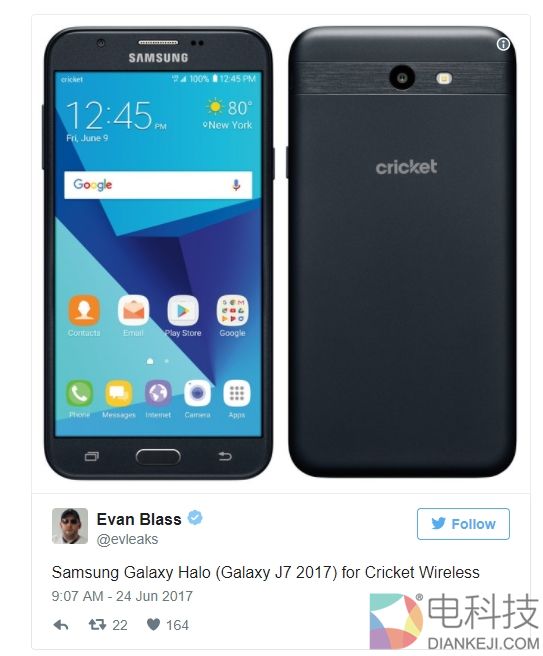 换马甲也认识：三星Galaxy J7 2017来袭 2600元/3G内存