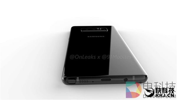 三星Note 8 360度曝光：后置指纹、并排双摄