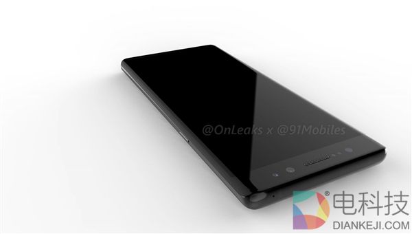 反转！三星Note 8渲染图再曝光：非全面屏/手写笔/骁龙835