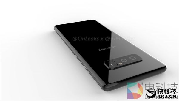 三星Note 8 360度曝光：后置指纹、并排双摄