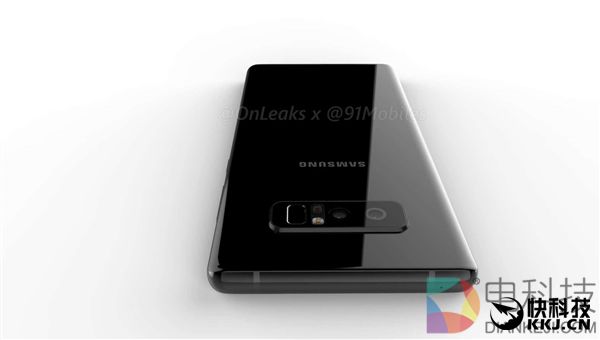 三星Note 8 360度曝光：后置指纹、并排双摄