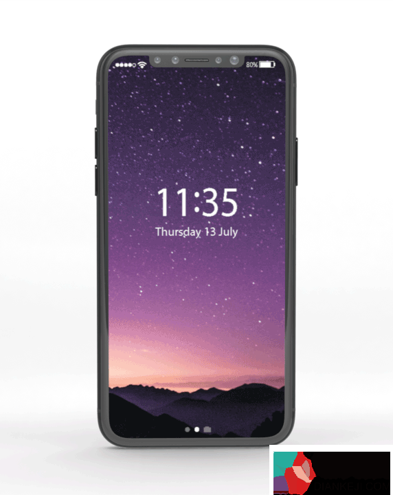 iPhone 8首张360度亮屏动图：开机震撼了