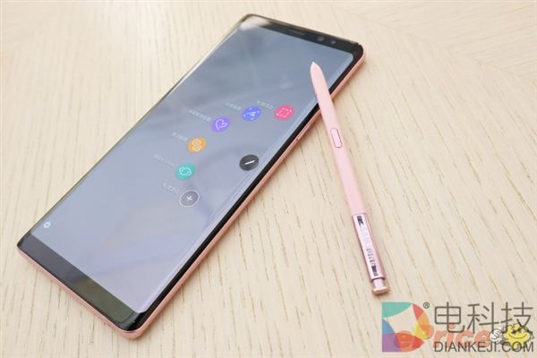 三星Note 8粉色版发布:连S Pen也有了少女气质