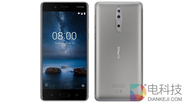 诺基亚8港版9月6日发 国行独享6+128皇帝版