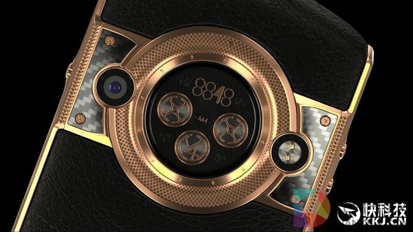 8848钛金手机定制版图赏:华丽洋模特助阵