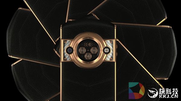 8848钛金手机定制版图赏:华丽洋模特助阵