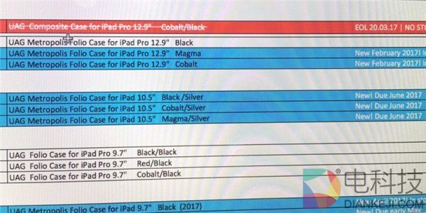 10.5英寸苹果iPad Pro保护壳曝光：6月发布