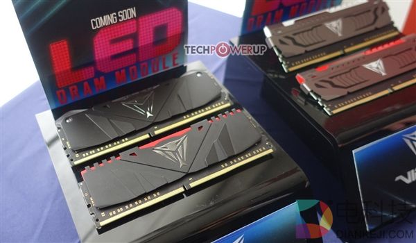 博帝展示Viper LED内存条：除了灯 啥都不说