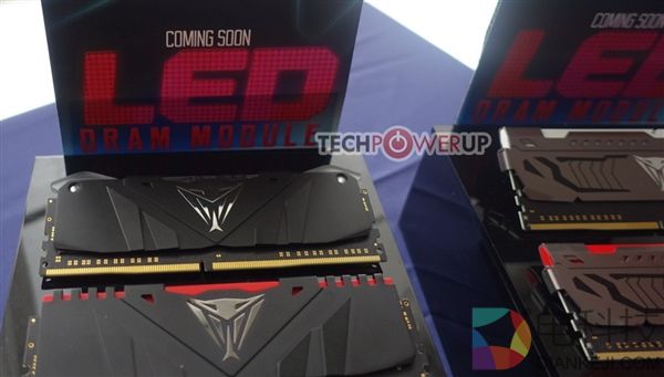 博帝展示Viper LED内存条：除了灯 啥都不说