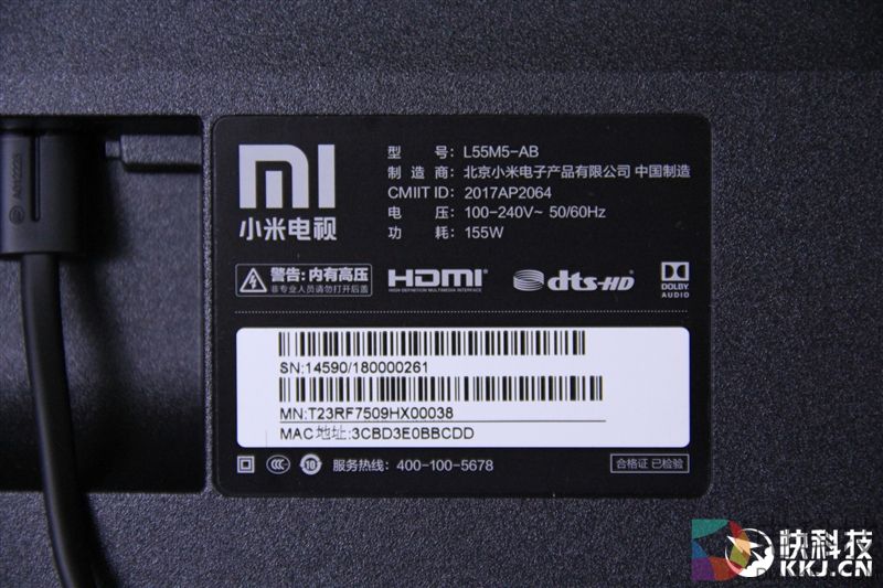 3999元!小米电视4 55英寸评测:4K屏+4.9mm超薄机身