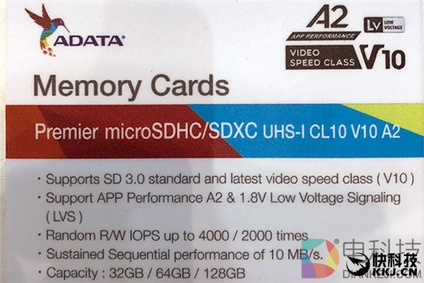 威刚秀首款A2 microSD卡：安卓手机福音