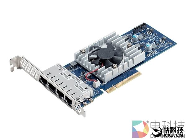 技嘉PCIe网卡CLN4224：电脑瞬间扩展出4个万兆RJ45