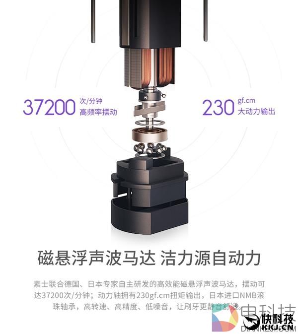 充一次用25天！小米众筹素士X3智能声波电动牙刷降价