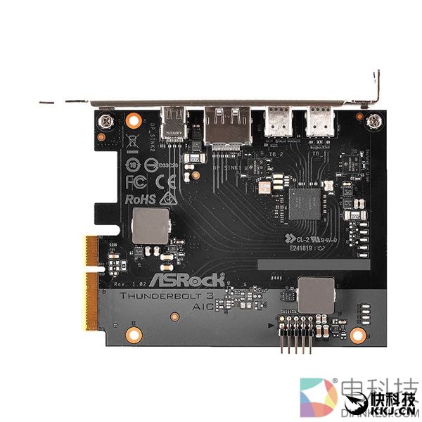 华擎雷电3扩展卡开卖：36W快充/5K输出