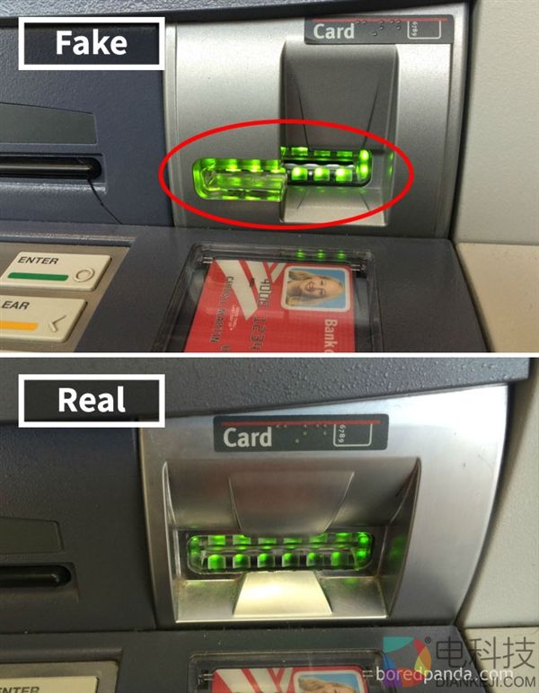 ATM机上那些丧心病狂的摄像头 一定要当心