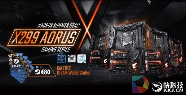 技嘉X299主板刚开卖就促销：送610元大红包