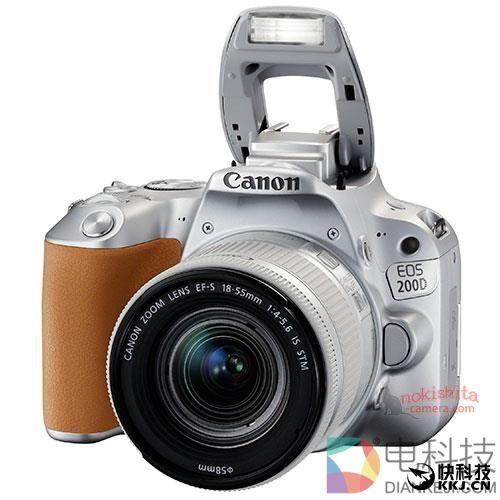 佳能新入门单反200D白色/银色曝光!2420万像素/旋转屏